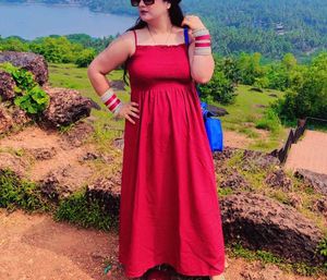 Elegant Red Maxi Dress like new condition ⭐⭐⭐⭐⭐
