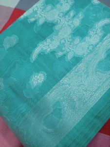 Elegant Turquoise Fabric