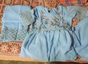 Elegant Blue Kurta Set
