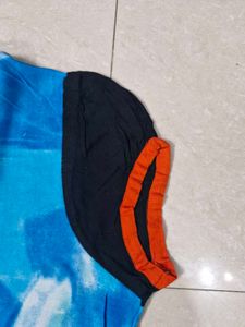 Blue Tie-Dye Kurta