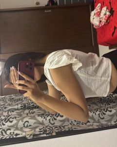 stylish white going out top with cut sleeves