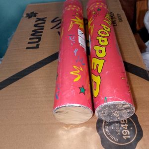 Party Poppers – New &amp; Unused