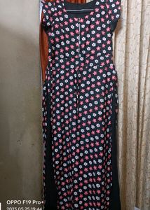 Brand New Designer One Piece/Ankle Length Kurta With Front And Back Slit