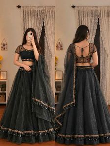 Elegant Black Lehenga Choli Set