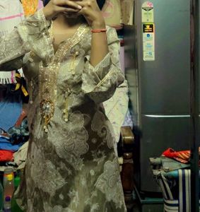 🎶GAZEL ❤️old Era 90s🎶💕😭Embellished Printed Kur