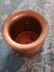 Vintage Brass Utensil Pot