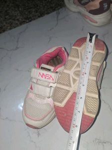 Cute Pink NASA Sneakers 4-6 y