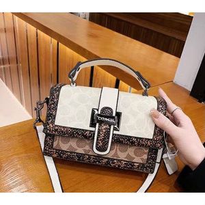 Coach Signature Print Shoulder Bag