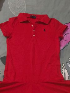Red Polo top/dress