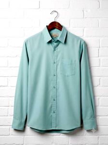 👔Men's Mint Green Casual Shirt