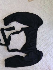 Black Wrap Top