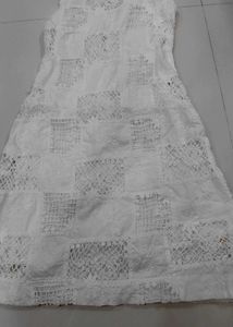 Elegant White Lace Dress