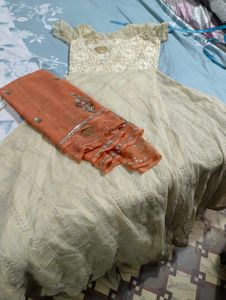 beautiful gown with cancan