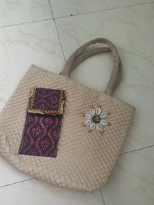 Stylish Woven Handbag jute