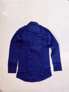 Men's Royal Blue Casual Shirt