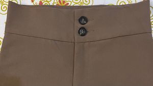 High Waisted Flare Trousers