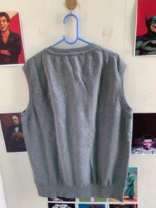 Octave Grey Sleeveless Sweater Vest