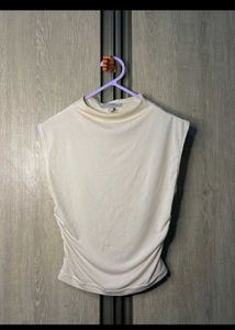 Chic Ruched Sleeveless Top
