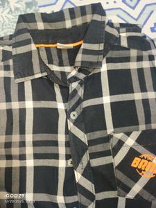 Boy's Plaid Casual Shirt