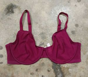 Maroon Full Coverage Bra