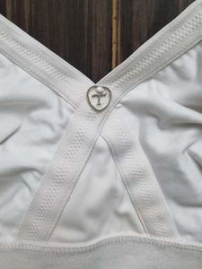 Trylo 44D White Cotton Bra