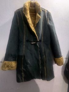Peacoat Faux Fur Lined Winter coat