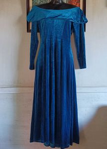 Elegant Velvet Maxi Dress