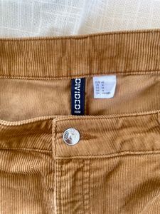 Brown Corduroy Flare Pants