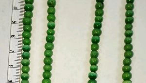 Beads Glass Green/Rhinestone/Unique/ Stylish 2 str
