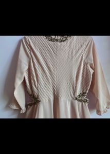 Melange Fit And Flared Dress