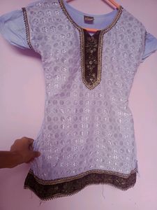 Embroidered Kurti Top