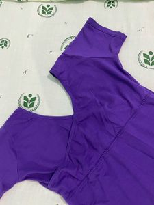 V-Neck Purple T-shirt