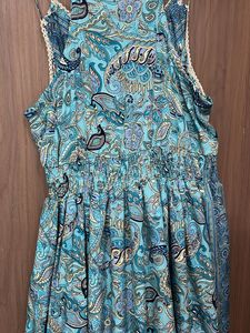 New  heavy full flare silk branded gown for M or L