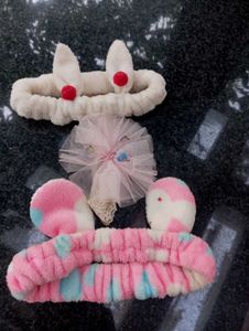 Cute Plush Headbands for Skincare