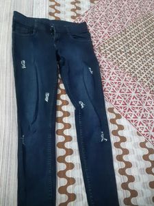 dark blue Jeans &amp; Trousers