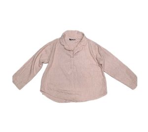 Beige Collared Women's Top