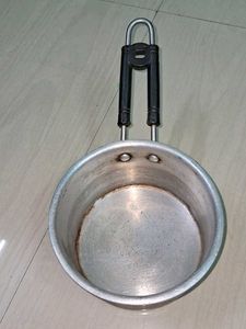 Vintage Aluminum Saucepan with Handle