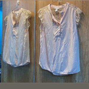 Elegant Lace-Trimmed Blouse