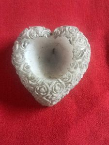 Heart Shaped Decorative wax showpiece