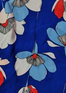 Vibrant Floral Print Short Sleeve Top