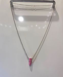 Unique Pink Pendant Necklace