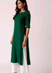 Elegant Green Sequined Kurta