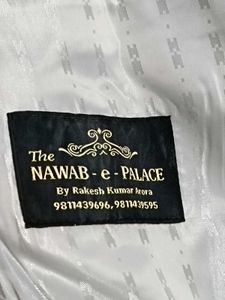 Groom Embroidered Silk Sherwani Set With Juttis