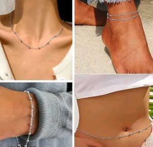 Delicate Beaded Belly Chain