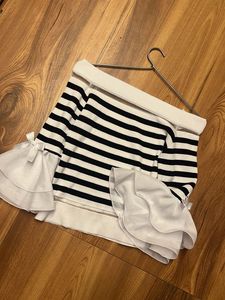 Striped Bell Sleeve Top 32-34 bust size