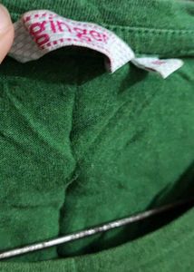Green Tee with Ice Cream Pocket