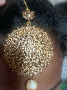 ✨ Premium Gold Plated Designer Earrings with Maang