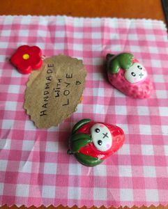 💗 Strawberry Miffy Cottagecore Charms