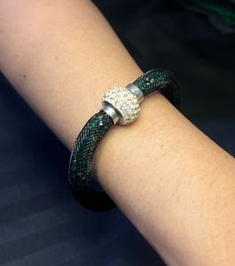 Dark Green Diamond Crystal Bracelet