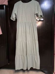 Green Tiered Maxi Dress